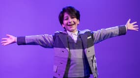 Andria Putkaradze, vainqueur de l'Eurovision Junior 2024 avec la Géorgie, le 16 novembre 2024.