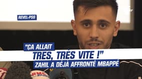 Revel-PSG : "Ca allait très, très vite !", Zahil impatient de recroiser le fer avec Mbappé