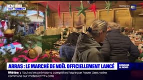 Arras: le marché de Noël a débuté