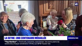 La Seyne-sur-Mer: Yolande, centenaire, médaillée par la commune