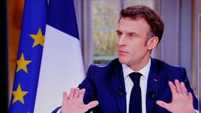 Emmanuel Macron, le 22 mars 2023