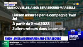 Une nouvelle ligne aérienne Marseille-Strasbourg dès le 2 mai 2023
