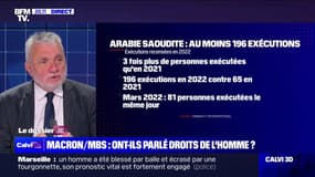 Mohammed Ben Salmane reçu à l'Élysée: "Nous sommes scandalisés (...) son bilan en termes de droits humains est effroyable", déplore Jean-Claude Samouiller (Amnesty International) 