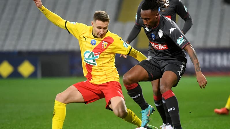 Huitième de finale de Coupe de France entre Lens et Monaco, le 30 janvier 2022