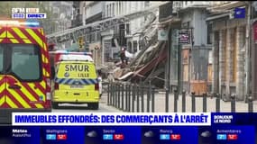 Immeubles effondrés à Lille: les commerçants à l'arrêt