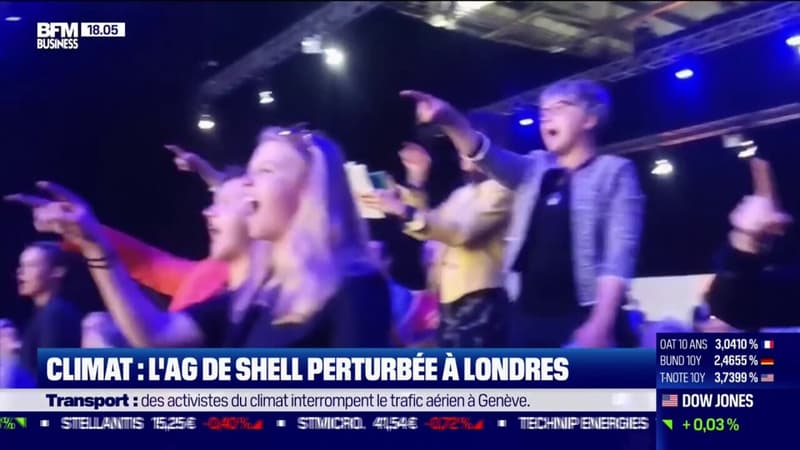 L'AG de Shell perturbée par des militants écologistes... En chanson