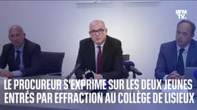 Mort du principal à Lisieux: le procureur de Caen s’exprime sur les deux jeunes entrés par effraction dans l'établissement