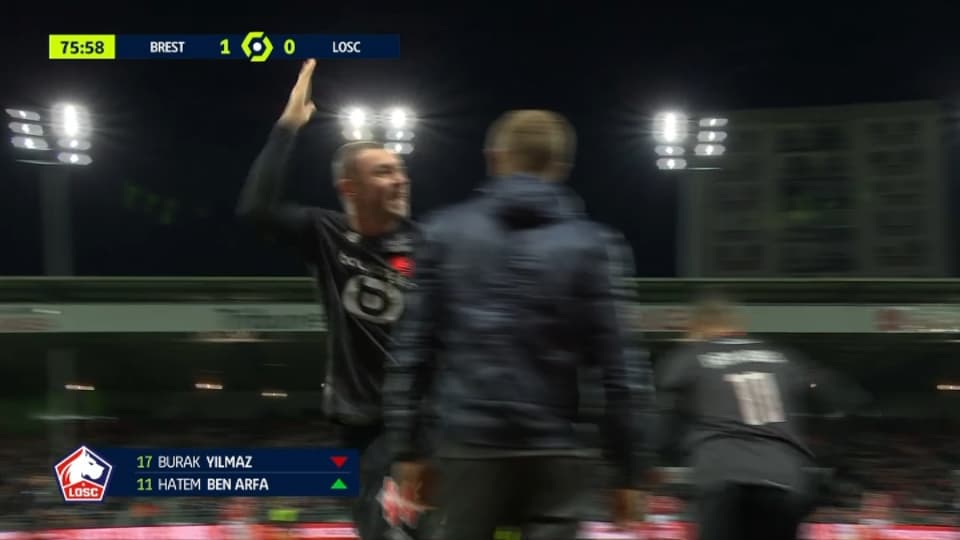 Brest-Lille : Yilmaz furieux Brest-Lille : Yilmaz furieux