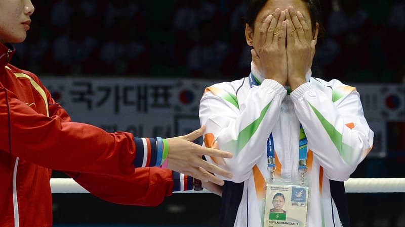 Sarita Devi, la boxeuse indienne qui a refusé sa médaille de bronze