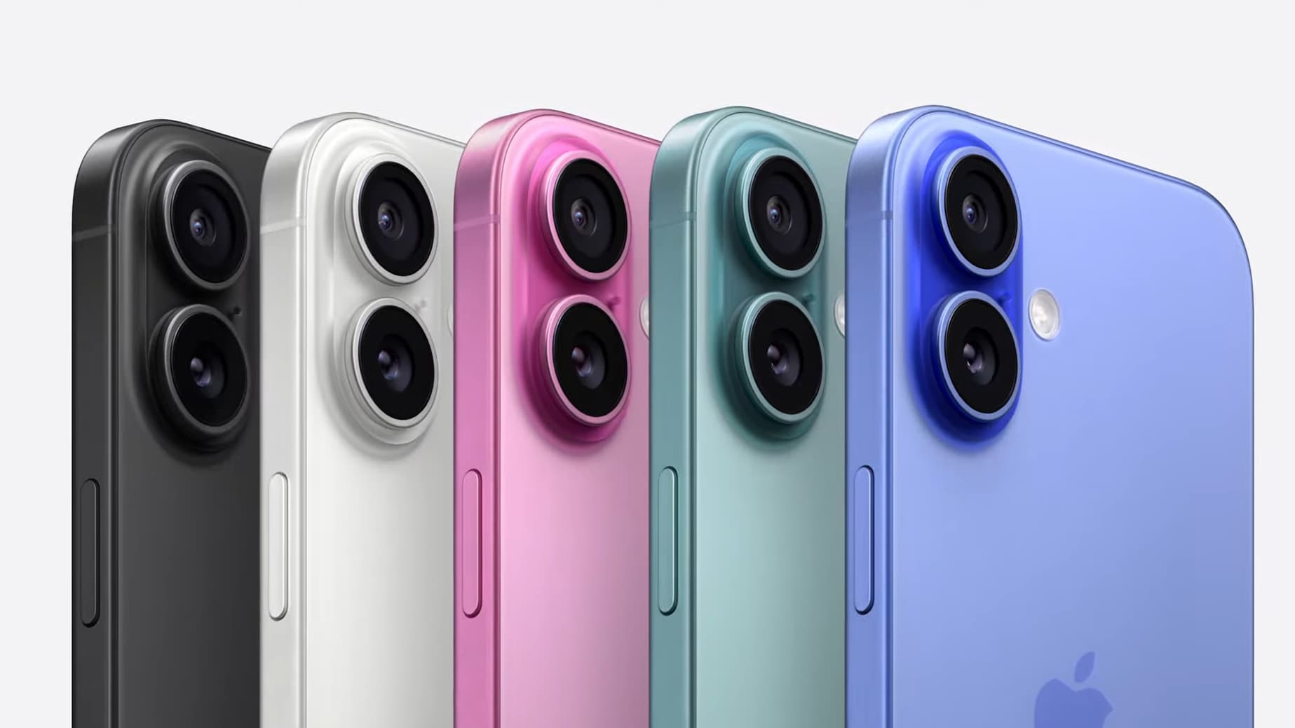 Les couleurs de l'iPhone 16.