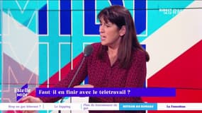 Faut-il en finir avec le télétravail ? "On ne reculera pas, le télétravail est rentré dans nos habitudes de vie" dit Emmanuelle Dancourt.