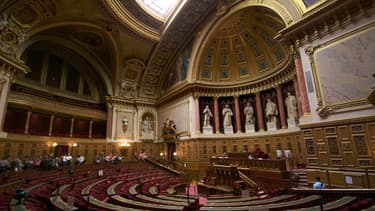 L'hémicycle du Sénat.