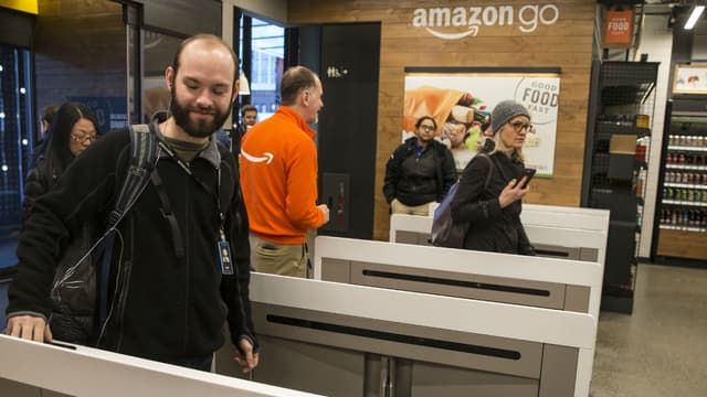 Un magasin Amazon Go à Seattle en janvier 2018.
