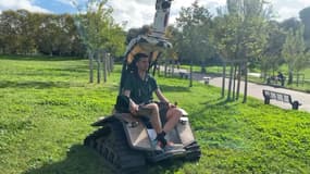 A Marseille, une société scanne les arbres pour faire un inventaire précis des parcs et des jardins. 