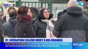 Essonne: parents, professeurs et élus tiennent une journée collège mort à Ris-Orangis