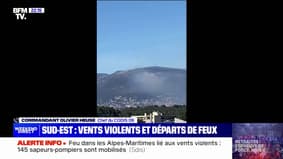Incendie à Grasse: "Le feu a parcouru une trentaine d'hectares", mais la "situation est favorable" selon les pompiers