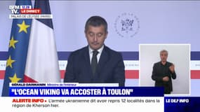 Ocean Viking: "L'Allemagne s'est engagée à relocaliser sur son territoire un tiers des passagers", annonce Gérald Darmanin