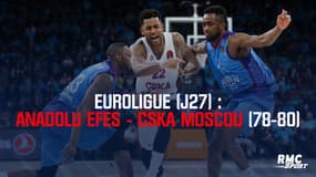 Résumé : Anadolu Efes - CSKA Moscou (78-80) - Euroligue