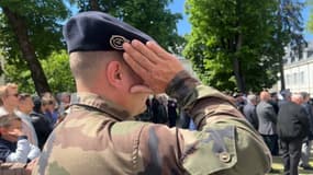 Les jeunes du service national universel ont côtoyé d'anciens porte-drapeaux lors des cérémonies organisées le 8 mai 2025, à Gap. 