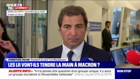 "Pas de pacte ni de coalition avec le gouvernement" assure Christian Jacob, président du parti Les Républicains