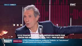 Jean-Jacques Bourdin: "Vous vous rendez compte où on en est ? On menace de mort comme si on allait acheter son pain au coin de la rue, comme ça, sur un réseau social 'On va te flinguer !'"