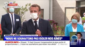 Emmanuel Macron: "Nous allons bâtir une loi" sur le grand âge "dans les prochains mois"