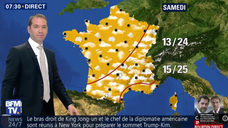 Météo du samedi 2 juin 2018 - 