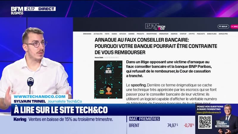 À lire sur le site Tech&Co : Les banques françaises vont-elles devoir rembourser leurs clients victimes d'arnaque ? Par Sylvain Trinel - 23/10