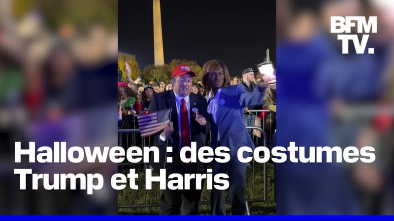 Halloween: Donald Trump et Kamala Harris ont été des sources d'inspiration pour les costumes des Américains