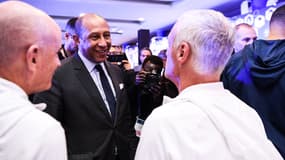 Philippe Diallo et Didier Deschamps en novembre 2023.