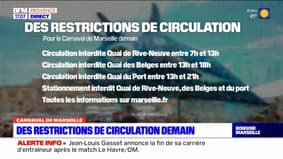 Marseille: des restrictions de circulation en vigueur samedi à l'occasion du carnaval