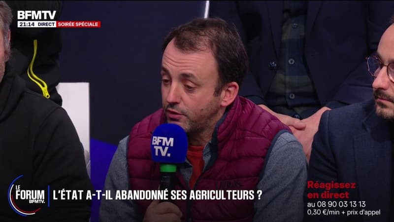 FORUM BFM - Colère agricole: "Emmanuel Macron n'a plus aucun poids en Europe, les jeux sont faits depuis longtemps", déplore Bertrand Loup, vice-président des Ultras de l'A64
