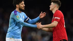 David Silva et Daniel James