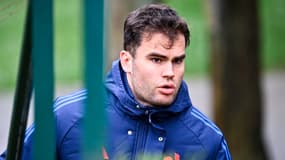 Damian Penaud avec le XV de France, le 28 janvier 2025