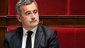 Le ministre de l'Intérieur Gérald Darmanin à l'Assemblée nationale, le 2 mai 2023 à Paris