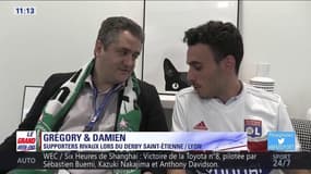 Comment deux collègues de boulot qui supportent chacun une équipe vivent le derby #BFMsport #ASSEOL #Derby