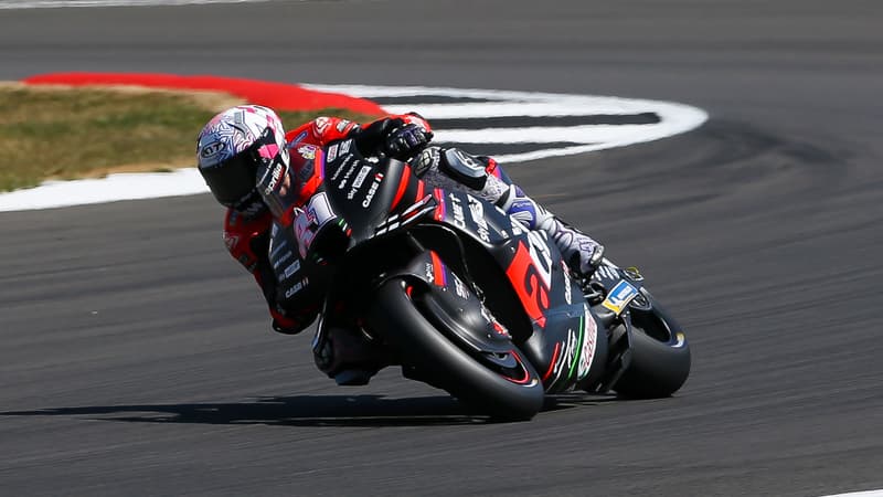Aleix Espargaro (Aprilia) à Silverstone