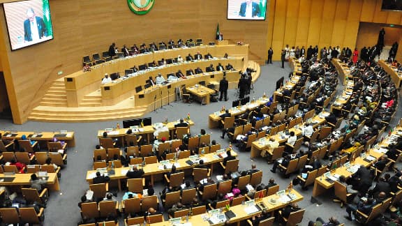 Siège de l'Union africaine à Addis Abada (Ethiopie) en janvier 2014