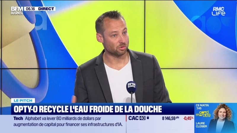 Le Pitch : Opty-O recycle l'eau froide de la douche - 02/06
