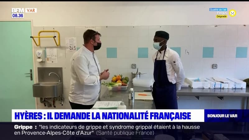 Hyères: un apprenti cuisinier demande la nationalité française