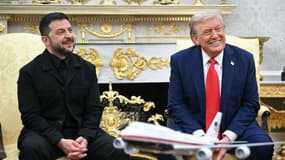 Volodymyr Zelensky et Donald Trump, le 18 août 2025 à la Maison Blanche.
