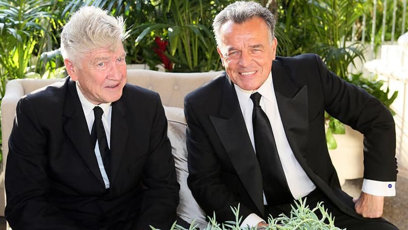  David Lynch et l'acteur Ray Wise.