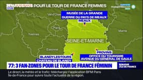 Seine-et-Marne: trois fan-zones pour le Tour de France féminin