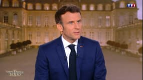Emmanuel Macron sur TF1 le 13 avril 2022