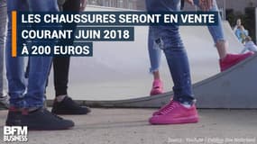 les baskets en chewing gum recyclé
