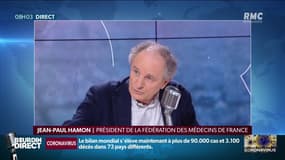 Coronavirus: "Cinq semaines pour recevoir des masques qu'on avait soit-disant en stock, on se demande si on ne nous raconte pas des histoires" dénonce Jean-Paul Hamon sur RMC