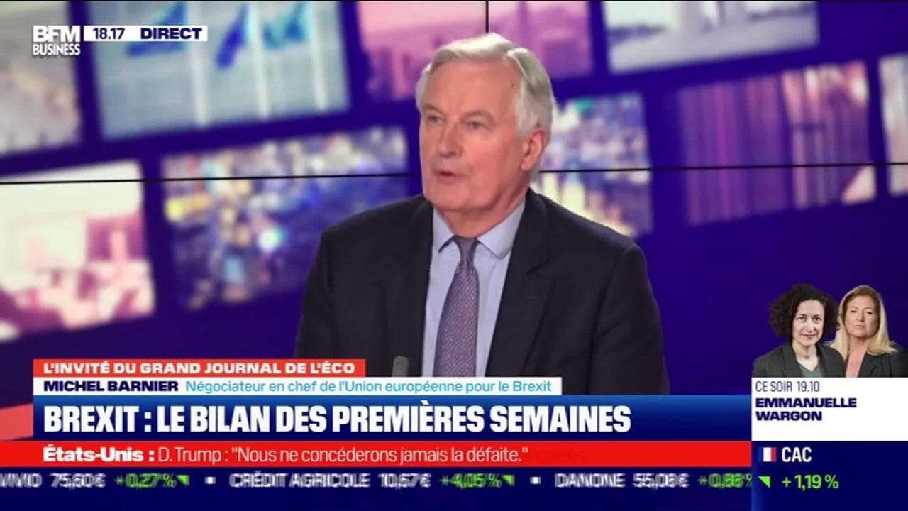 Michel Barnier (Négociateur En Chef De L'Union Européenne Pour Le ...