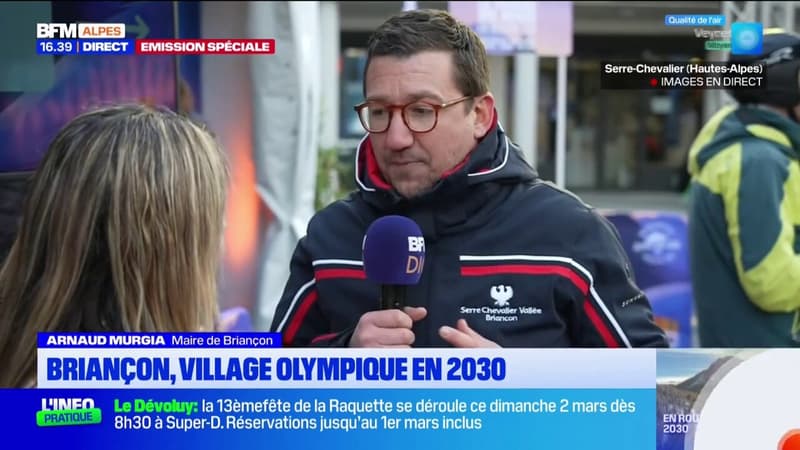 Briançon: les JO 2030, un super défi pour Arnaud Murgia