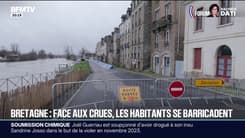 Crues en Bretagne: les habitants se barricadent, les autorités appellent à la vigilance