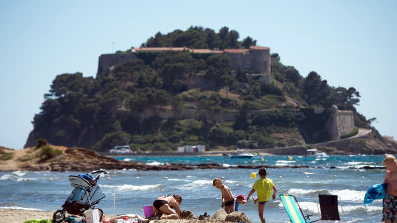 Le fort de Brégançon, situé sur la commune de Bornes-les-Mimosas. 